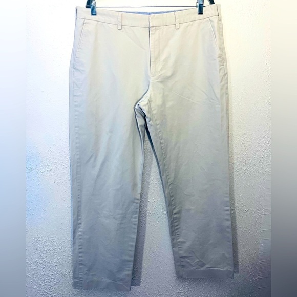 J. Crew Other - J Crew Pants Mens 38x32 Bedford Chino Beige Cotton Flat Front Pockets Straight
